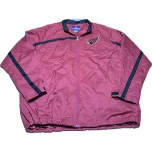 NFL Arizona Cardinals Reebok Team Issued Onfield Apparel Full Zip Jacket XL